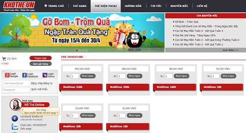 Mua Card Điện Thoại Mobifone Tại Khothe.vn Như Thế Nào